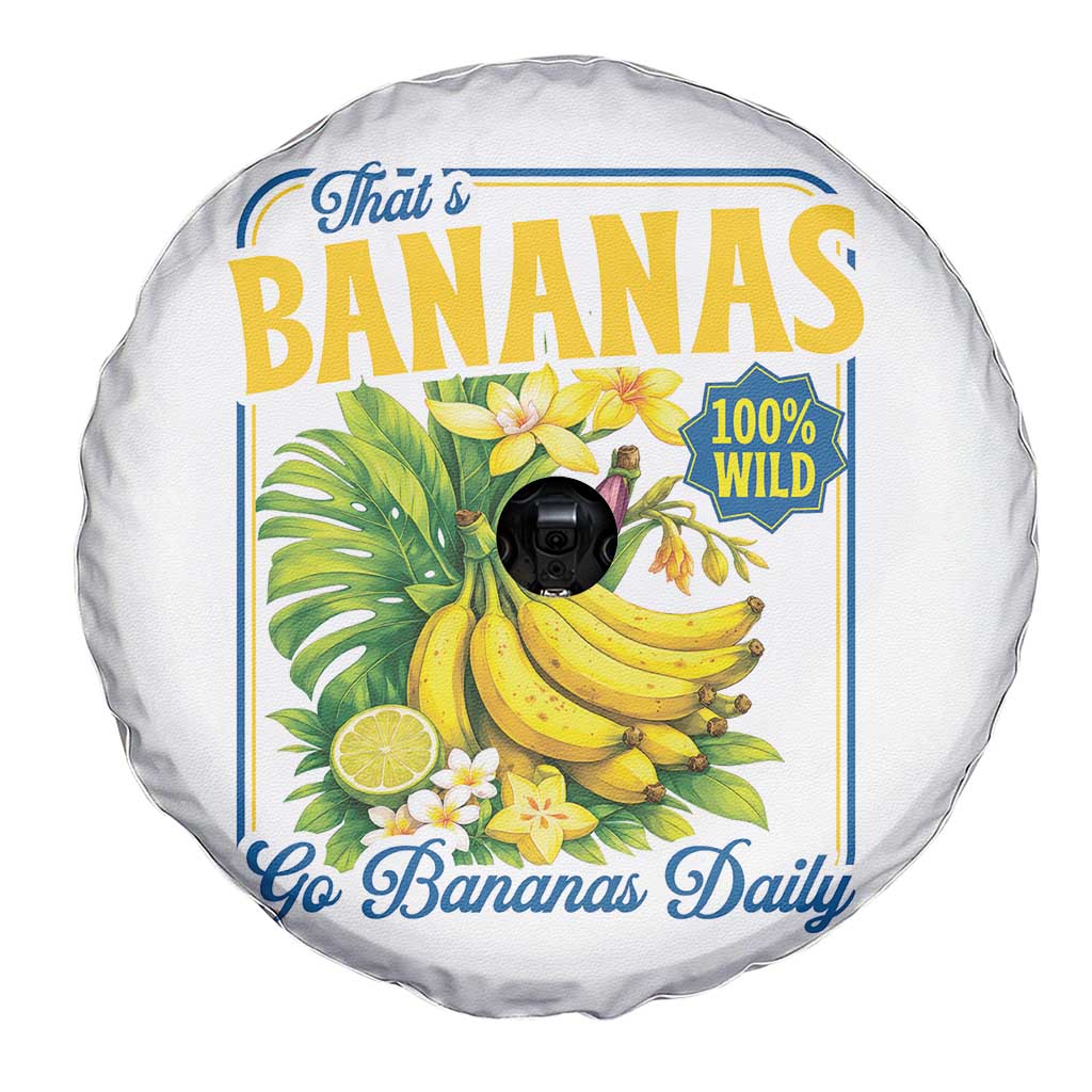 That's Bananas Spare Tire Cover Funny Banana Summer Fruit Food Pun TS14 Print Your Wear