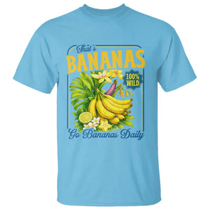 That's Bananas T Shirt Funny Banana Summer Fruit Food Pun TS14 Sky Print Your Wear