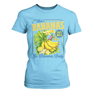 That's Bananas T Shirt For Women Funny Banana Summer Fruit Food Pun TS14 Sky Print Your Wear