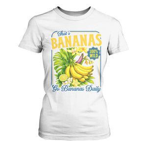 That's Bananas T Shirt For Women Funny Banana Summer Fruit Food Pun TS14 White Print Your Wear