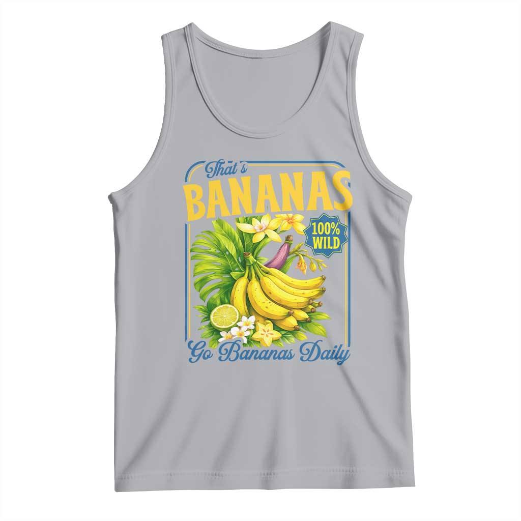 That's Bananas Tank Top Funny Banana Summer Fruit Food Pun TS14 Athletic Heather Print Your Wear