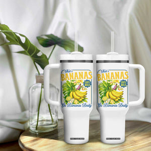 That's Bananas Tumbler With Handle Funny Banana Summer Fruit Food Pun TS14 Print Your Wear
