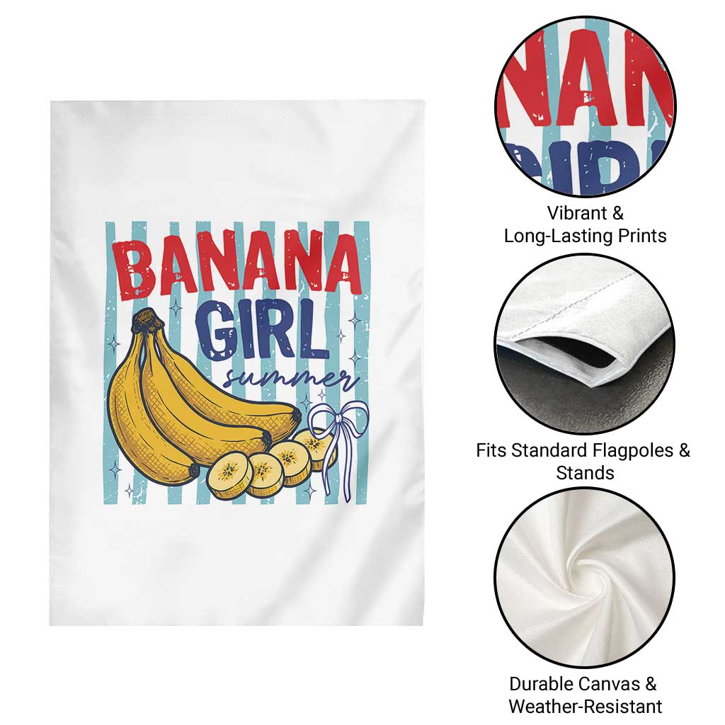 Banana Girl Summer Garden Flag Summer Fruit Beach Vacation TS14 Print Your Wear