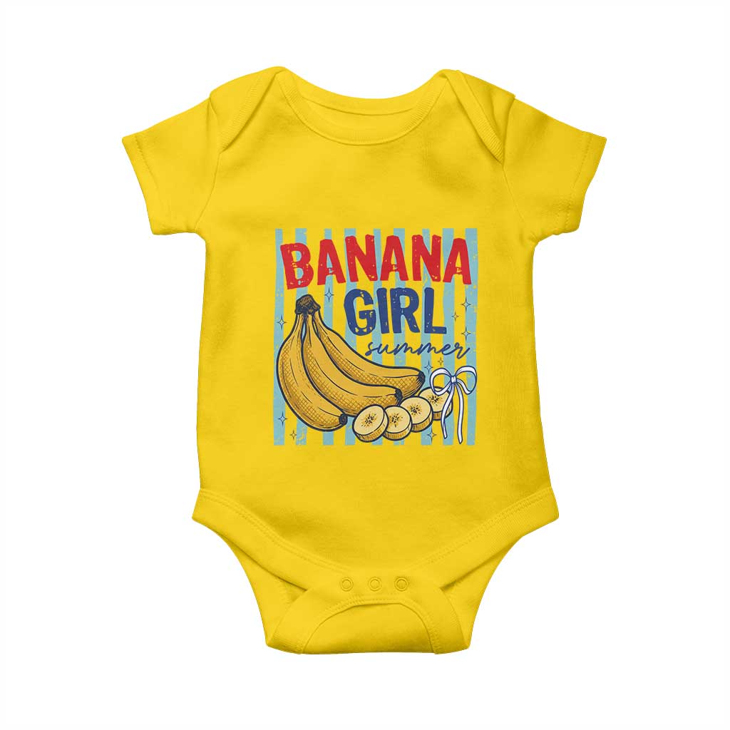 Banana Girl Summer Baby Onesie Summer Fruit Beach Vacation TS14 Daisy Print Your Wear