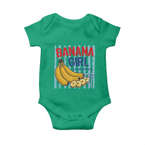 Banana Girl Summer Baby Onesie Summer Fruit Beach Vacation TS14 Irish Green Print Your Wear