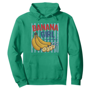 Banana Girl Summer Hoodie Summer Fruit Beach Vacation TS14 Irish Green Print Your Wear