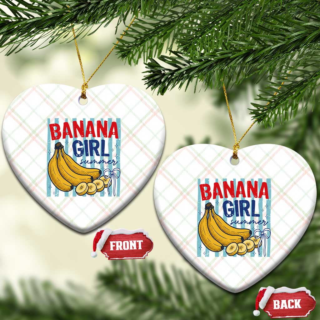 Banana Girl Summer Ceramic Ornament Summer Fruit Beach Vacation TS14 Print Your Wear