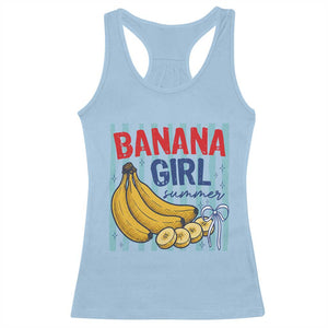Banana Girl Summer Racerback Tank Top Summer Fruit Beach Vacation TS14 Light Blue Print Your Wear