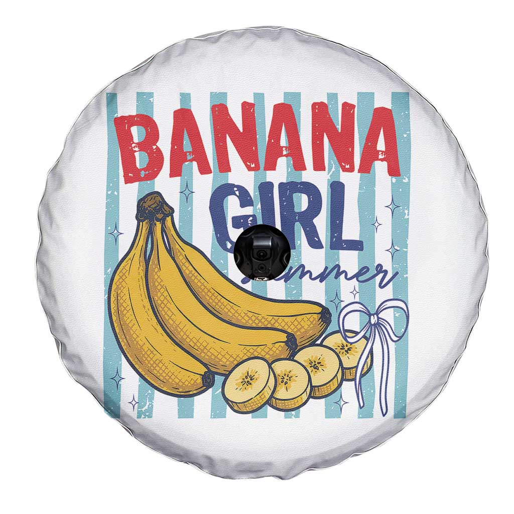 Banana Girl Summer Spare Tire Cover Summer Fruit Beach Vacation TS14 Print Your Wear