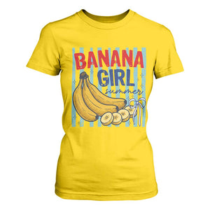 Banana Girl Summer T Shirt For Women Summer Fruit Beach Vacation TS14 Daisy Print Your Wear