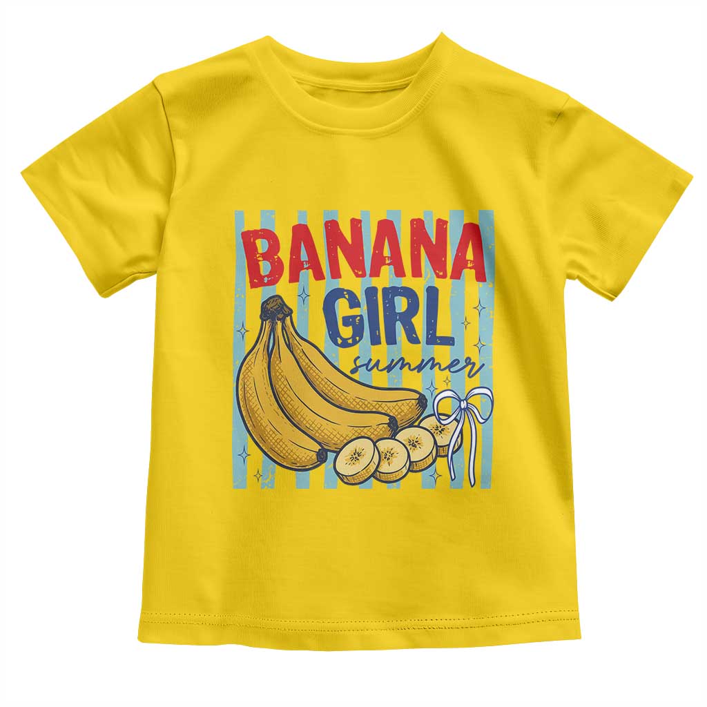 Banana Girl Summer Toddler T Shirt Summer Fruit Beach Vacation TS14 Daisy Print Your Wear