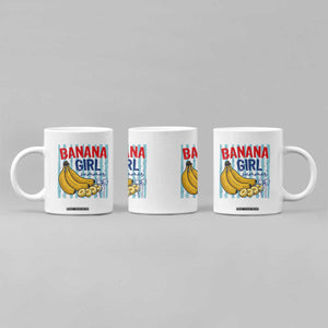 Banana Girl Summer Coffee Mug Summer Fruit Beach Vacation TS14 Print Your Wear