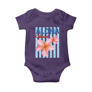 Aloha Hawaii Baby Onesie Hibiscus Flower Tropical Beach Vacation