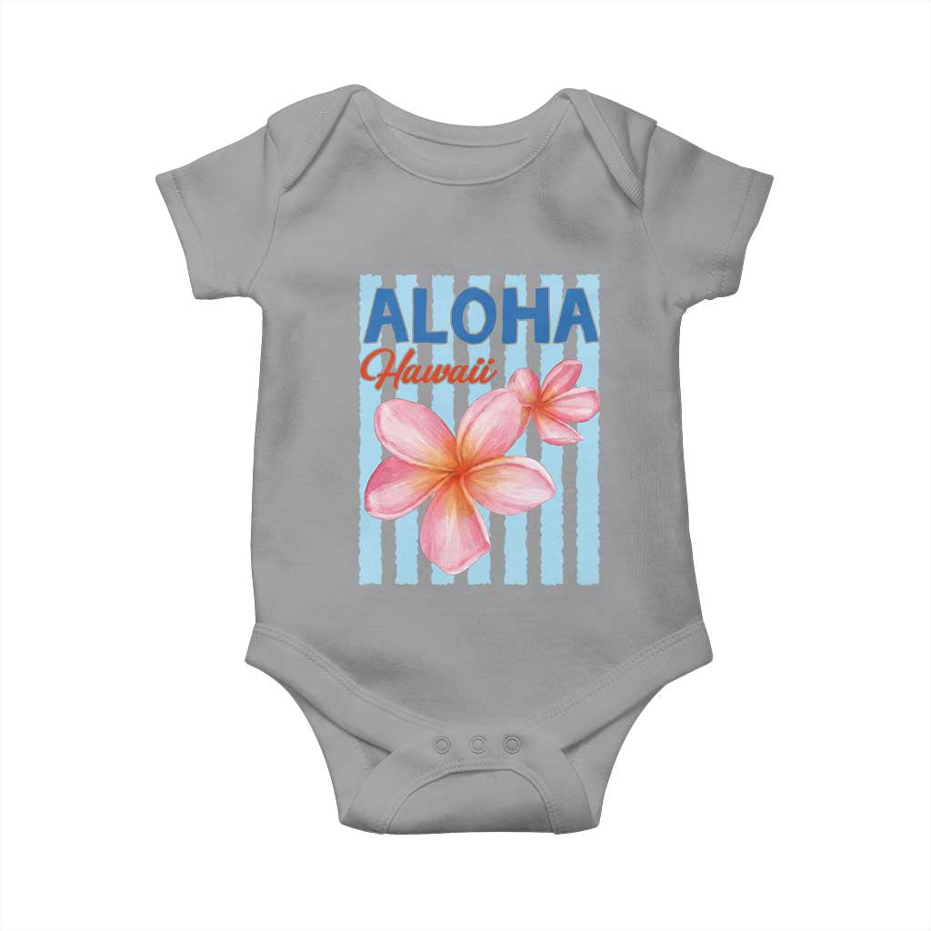 Aloha Hawaii Baby Onesie Hibiscus Flower Tropical Beach Vacation