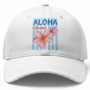 Aloha Hawaii Baseball Cap Hibiscus Flower Tropical Beach Vacation