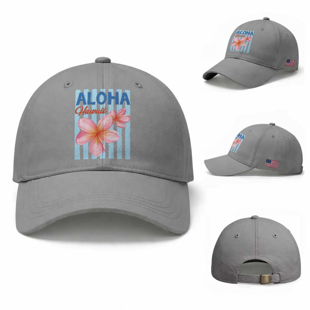 Aloha Hawaii Baseball Cap Hibiscus Flower Tropical Beach Vacation