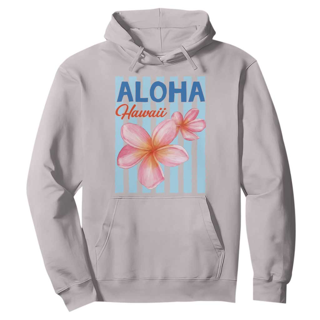 Aloha Hawaii Hoodie Hibiscus Flower Tropical Beach Vacation