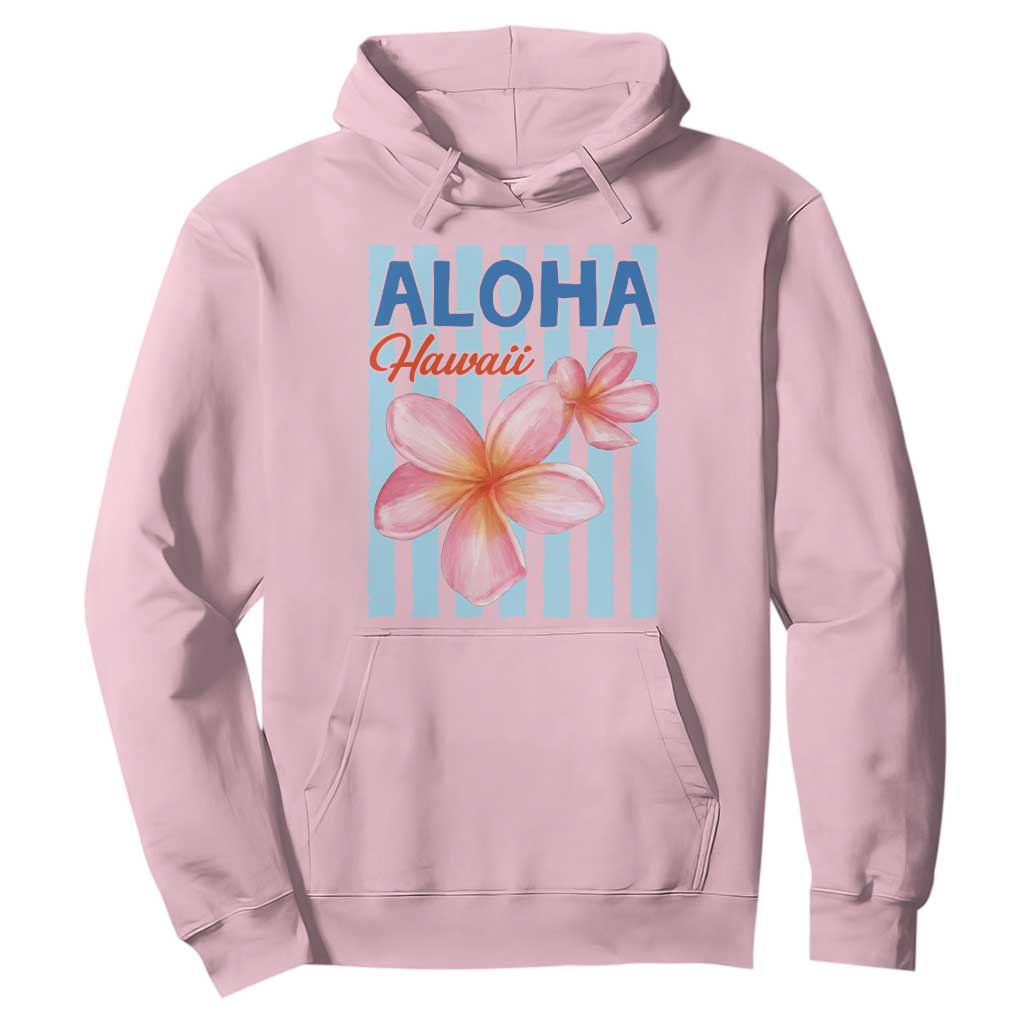 Aloha Hawaii Hoodie Hibiscus Flower Tropical Beach Vacation