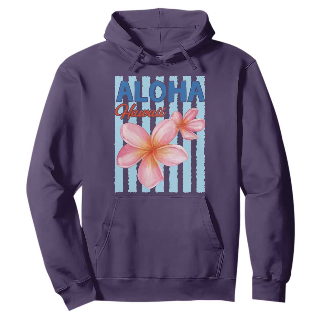 Aloha Hawaii Hoodie Hibiscus Flower Tropical Beach Vacation