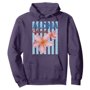 Aloha Hawaii Hoodie Hibiscus Flower Tropical Beach Vacation