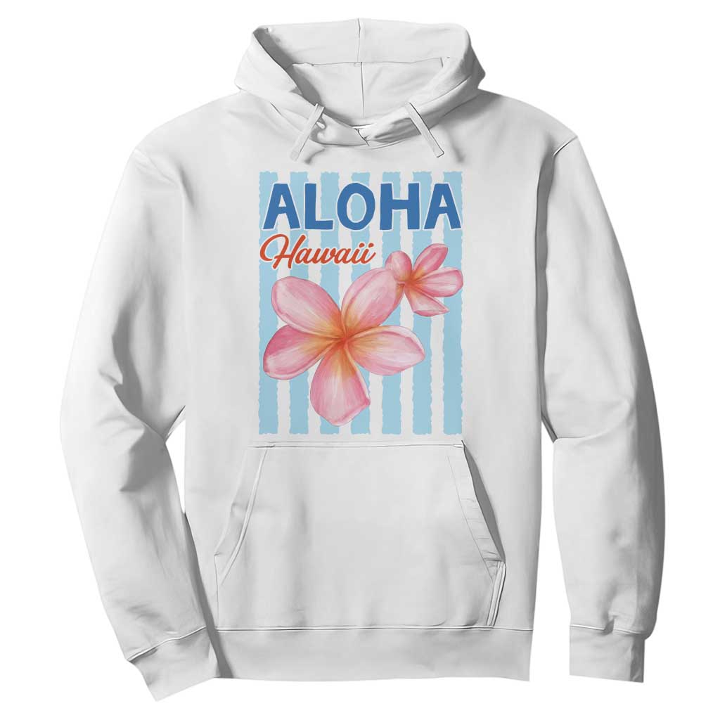 Aloha Hawaii Hoodie Hibiscus Flower Tropical Beach Vacation