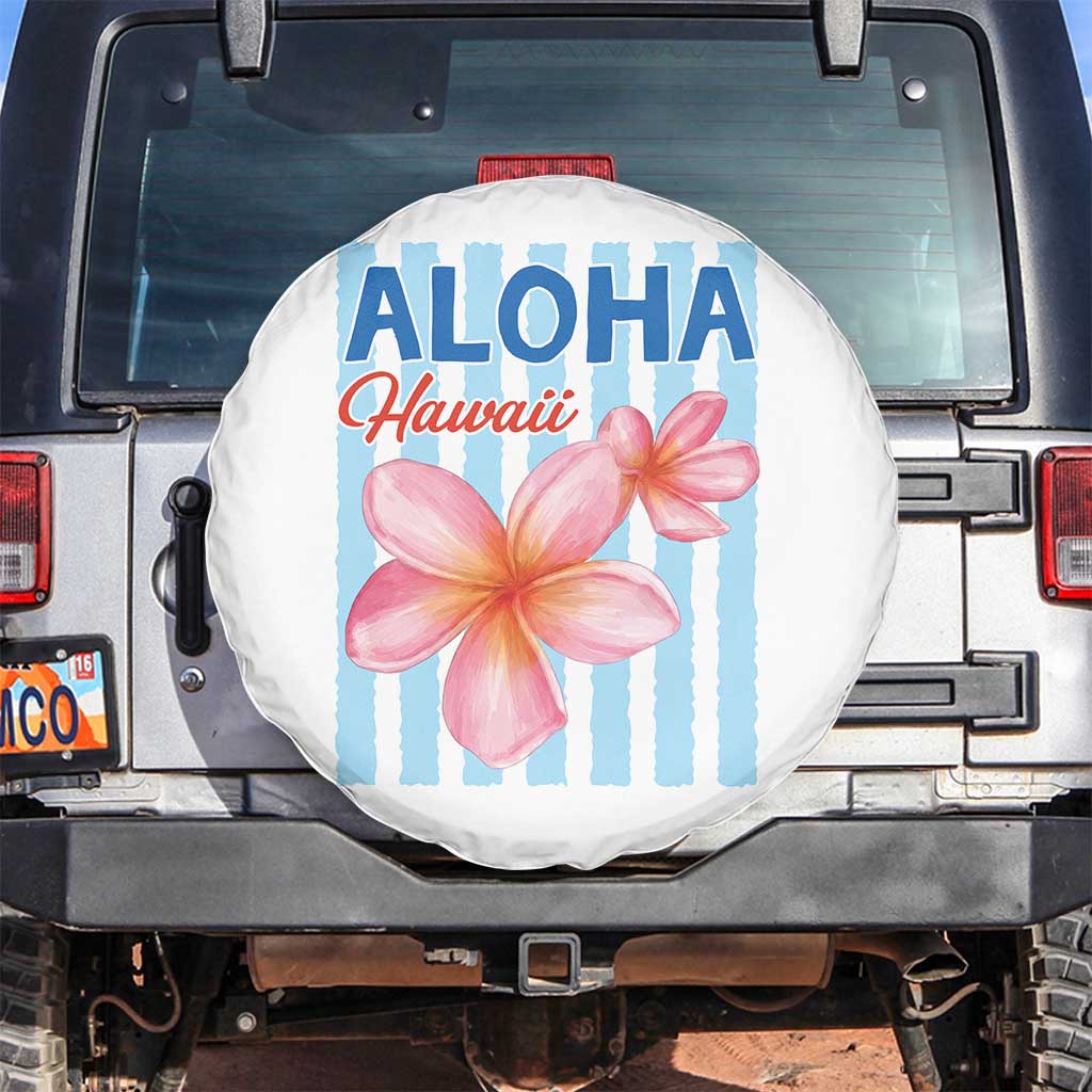 Aloha Hawaii Spare Tire Cover Hibiscus Flower Tropical Beach Vacation