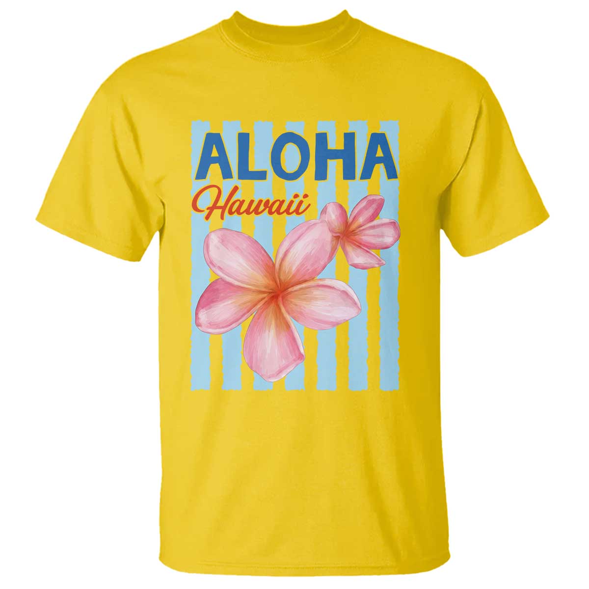 Aloha Hawaii T Shirt Hibiscus Flower Tropical Beach Vacation