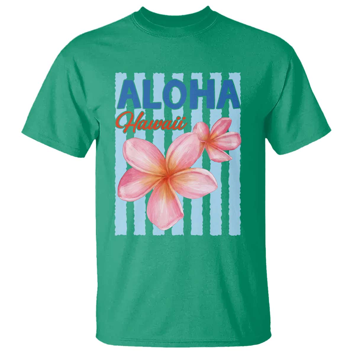 Aloha Hawaii T Shirt Hibiscus Flower Tropical Beach Vacation