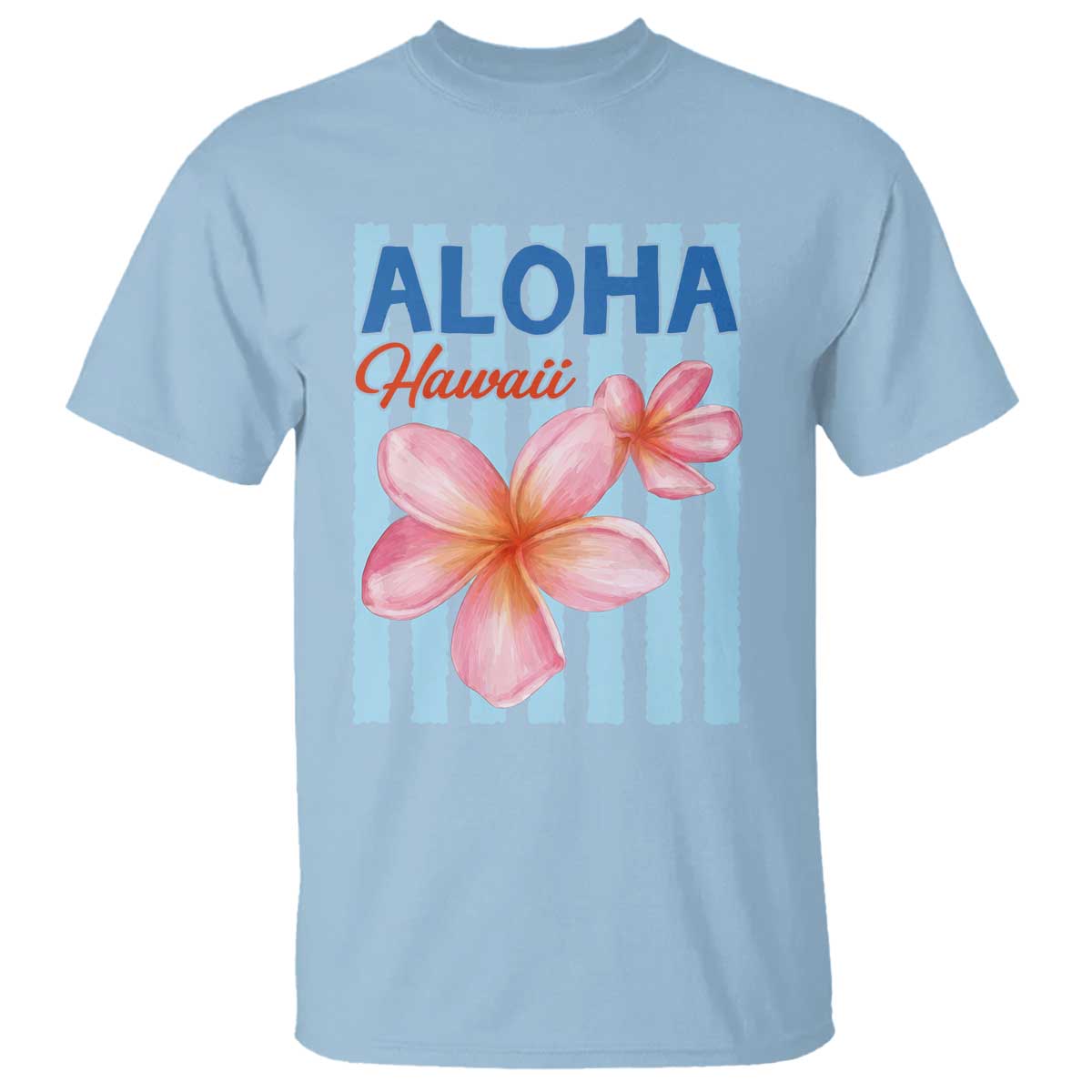 Aloha Hawaii T Shirt Hibiscus Flower Tropical Beach Vacation