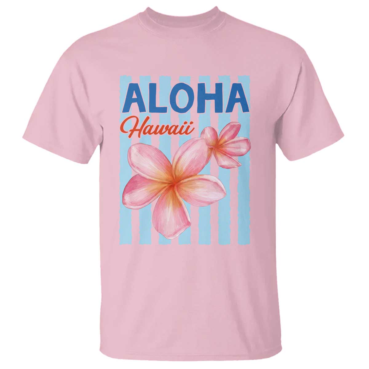 Aloha Hawaii T Shirt Hibiscus Flower Tropical Beach Vacation