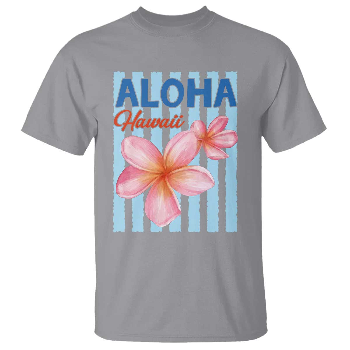 Aloha Hawaii T Shirt Hibiscus Flower Tropical Beach Vacation