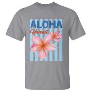 Aloha Hawaii T Shirt Hibiscus Flower Tropical Beach Vacation