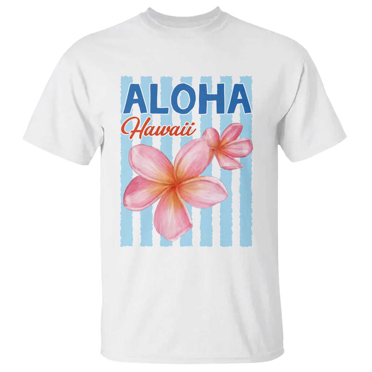 Aloha Hawaii T Shirt Hibiscus Flower Tropical Beach Vacation