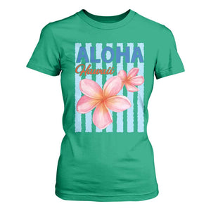 Aloha Hawaii T Shirt For Women Hibiscus Flower Tropical Beach Vacation