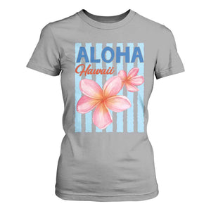 Aloha Hawaii T Shirt For Women Hibiscus Flower Tropical Beach Vacation