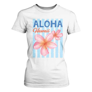Aloha Hawaii T Shirt For Women Hibiscus Flower Tropical Beach Vacation