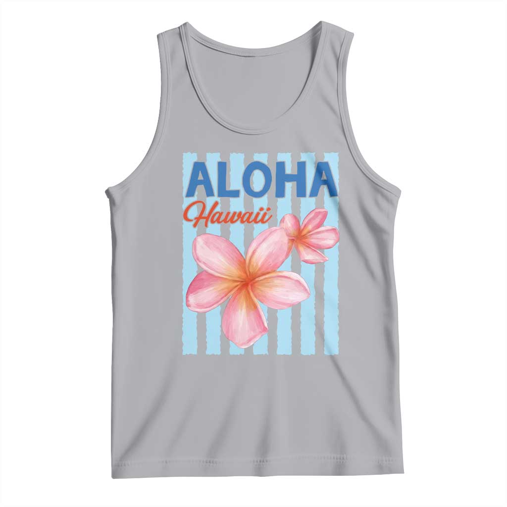 Aloha Hawaii Tank Top Hibiscus Flower Tropical Beach Vacation