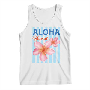 Aloha Hawaii Tank Top Hibiscus Flower Tropical Beach Vacation