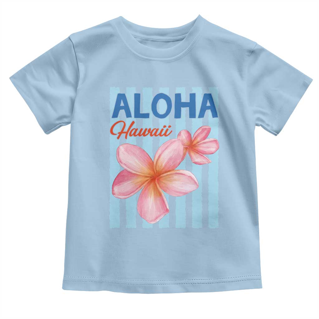 Aloha Hawaii Toddler T Shirt Hibiscus Flower Tropical Beach Vacation