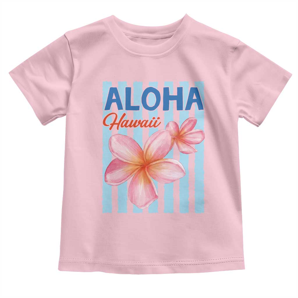 Aloha Hawaii Toddler T Shirt Hibiscus Flower Tropical Beach Vacation