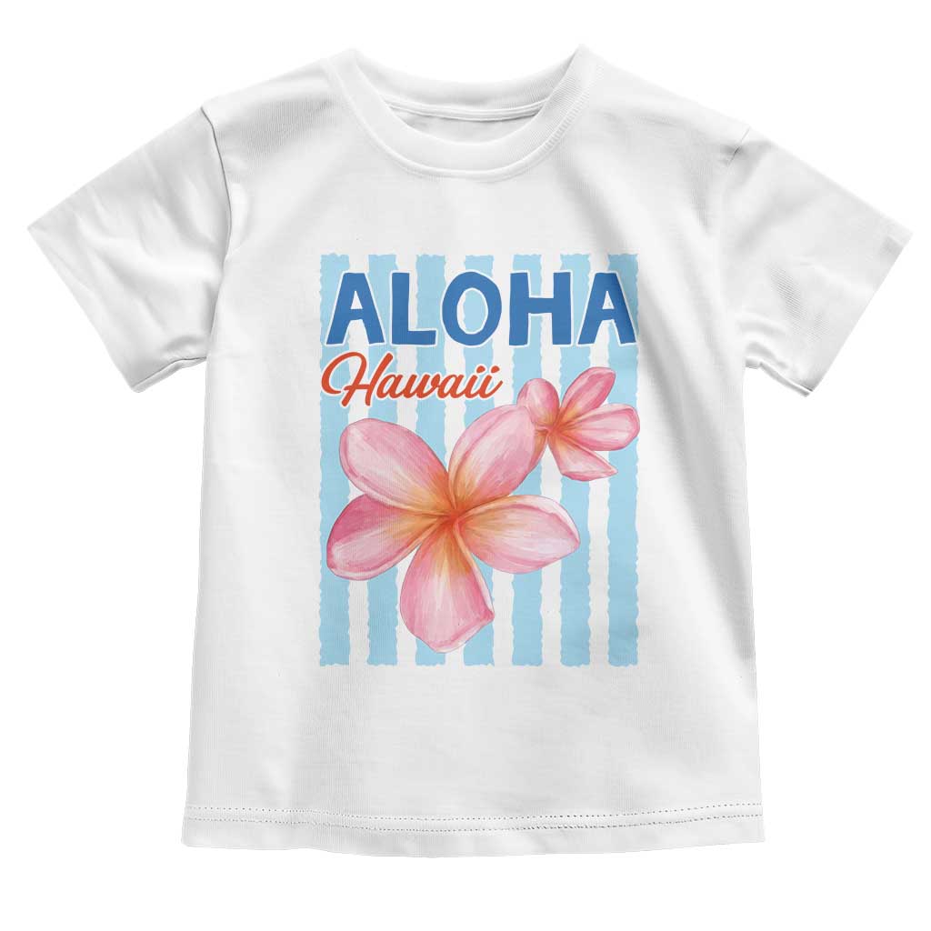 Aloha Hawaii Toddler T Shirt Hibiscus Flower Tropical Beach Vacation TS14 White Print Your Wear