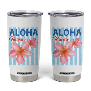 Aloha Hawaii Tumbler Cup Hibiscus Flower Tropical Beach Vacation