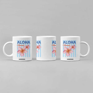 Aloha Hawaii Coffee Mug Hibiscus Flower Tropical Beach Vacation