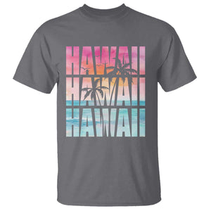 Hawaii Summer Vacation T Shirt Vintage Tropical Beach Graphic