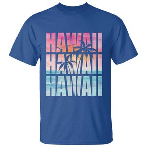 Hawaii Summer Vacation T Shirt Vintage Tropical Beach Graphic