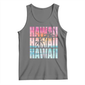Hawaii Summer Vacation Tank Top Vintage Tropical Beach Graphic