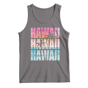 Hawaii Summer Vacation Tank Top Vintage Tropical Beach Graphic