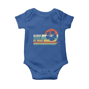 Aloha State Of Mind Baby Onesie Tropical Hibiscus Floral