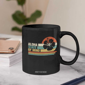 Aloha State Of Mind Coffee Mug Tropical Hibiscus Floral