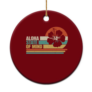 Aloha State Of Mind Ceramic Ornament Tropical Hibiscus Floral